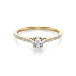 Pierścionek zaręczynowy z diamentami AJPZ_093